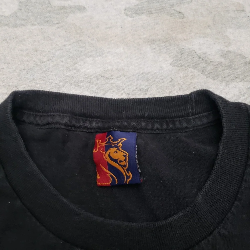 Ogabel Shirt Mens Large‎ Black Short Sleeve Snake